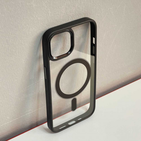 Чохол Crystal case with MagSafe на iPhone 13 Pro (Black) Чохол Crystal case with MagSafe на iPhone 13 Pro (Black)